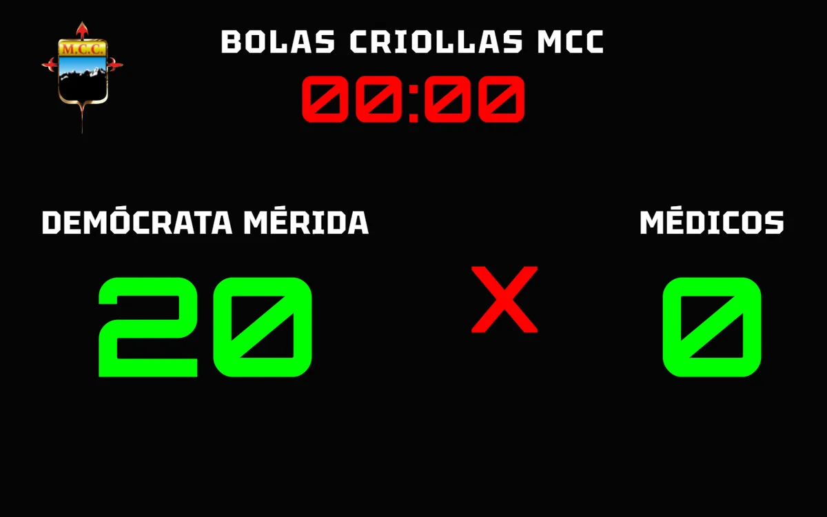 Marcador de bolas criollas