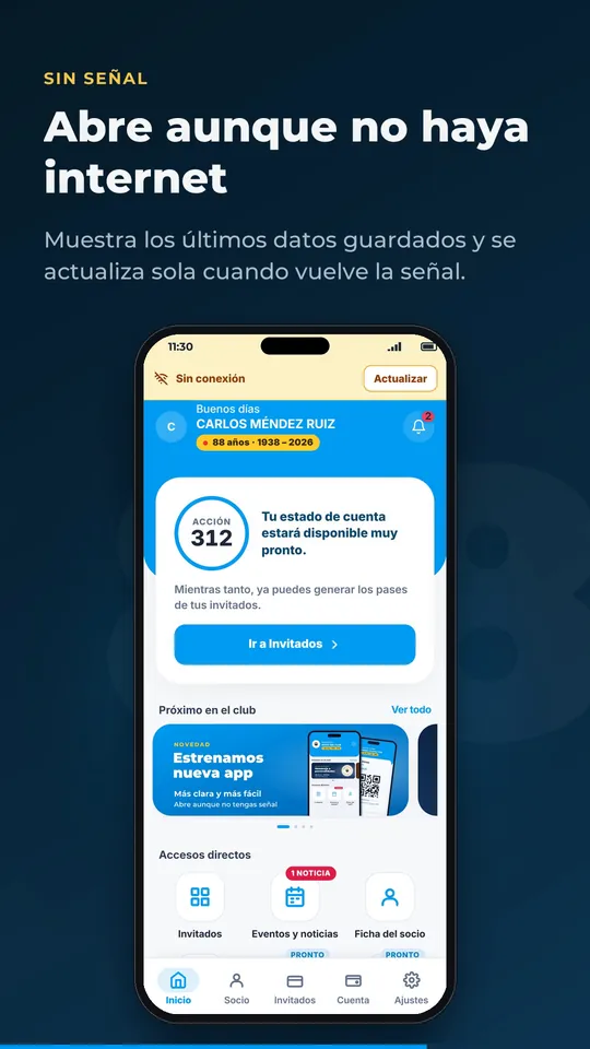 La app sin señal