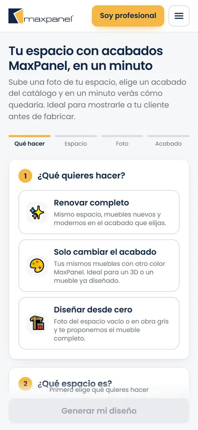 MaxPro en el teléfono