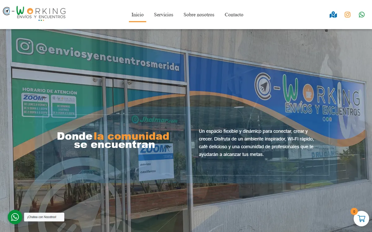 Portada de coworkingmerida.net